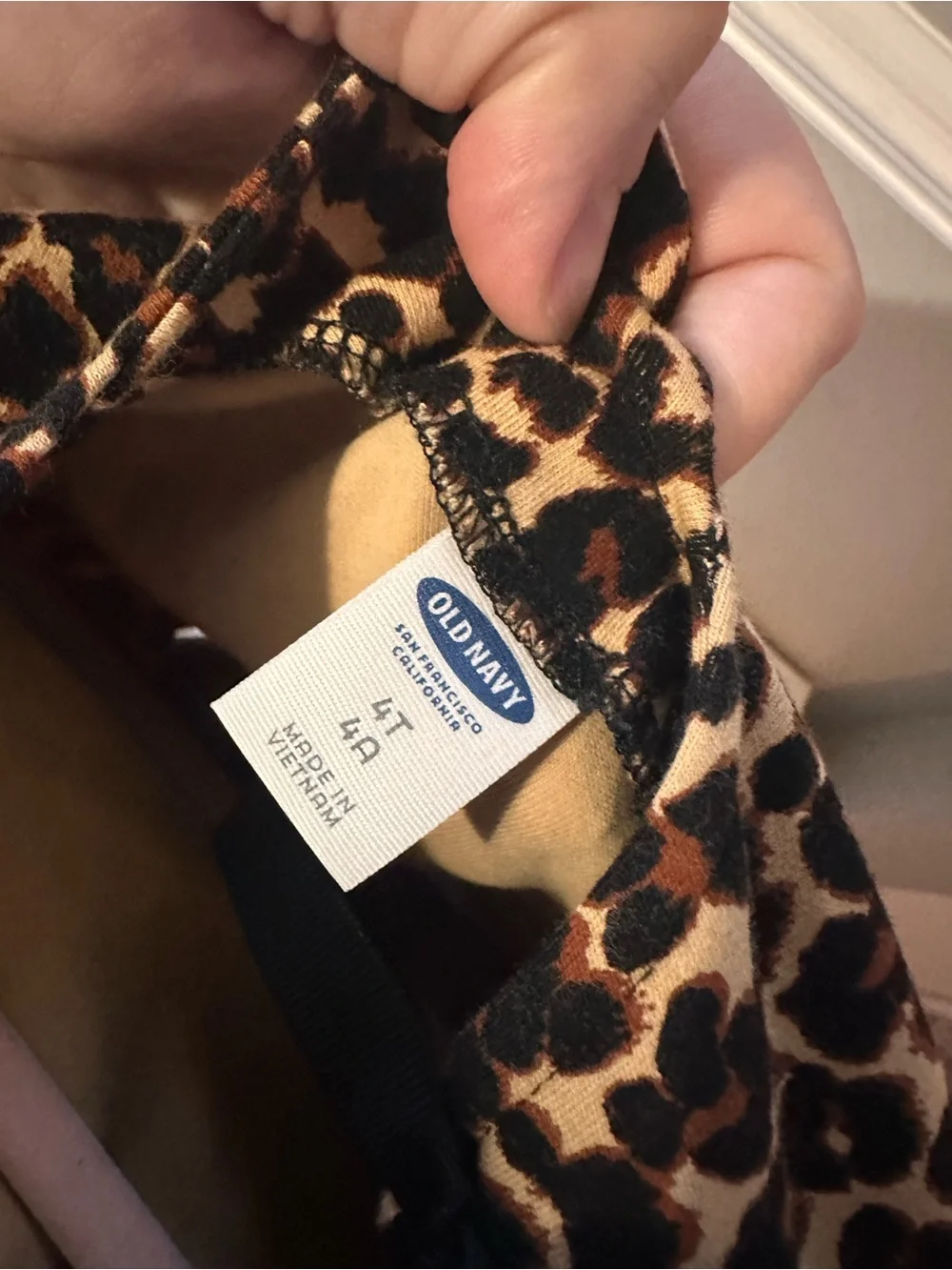 Old Navy Leopard Print Girls Dress size 4T